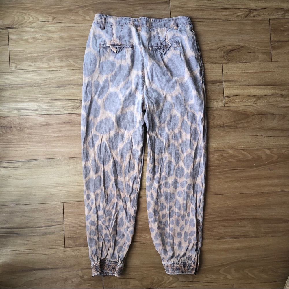🔷Anthropologie linen blend joggers,blush,spring🔷